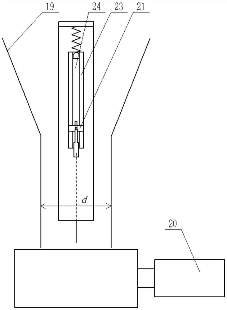 A device for straightening out strips of Chinese herbal medicines