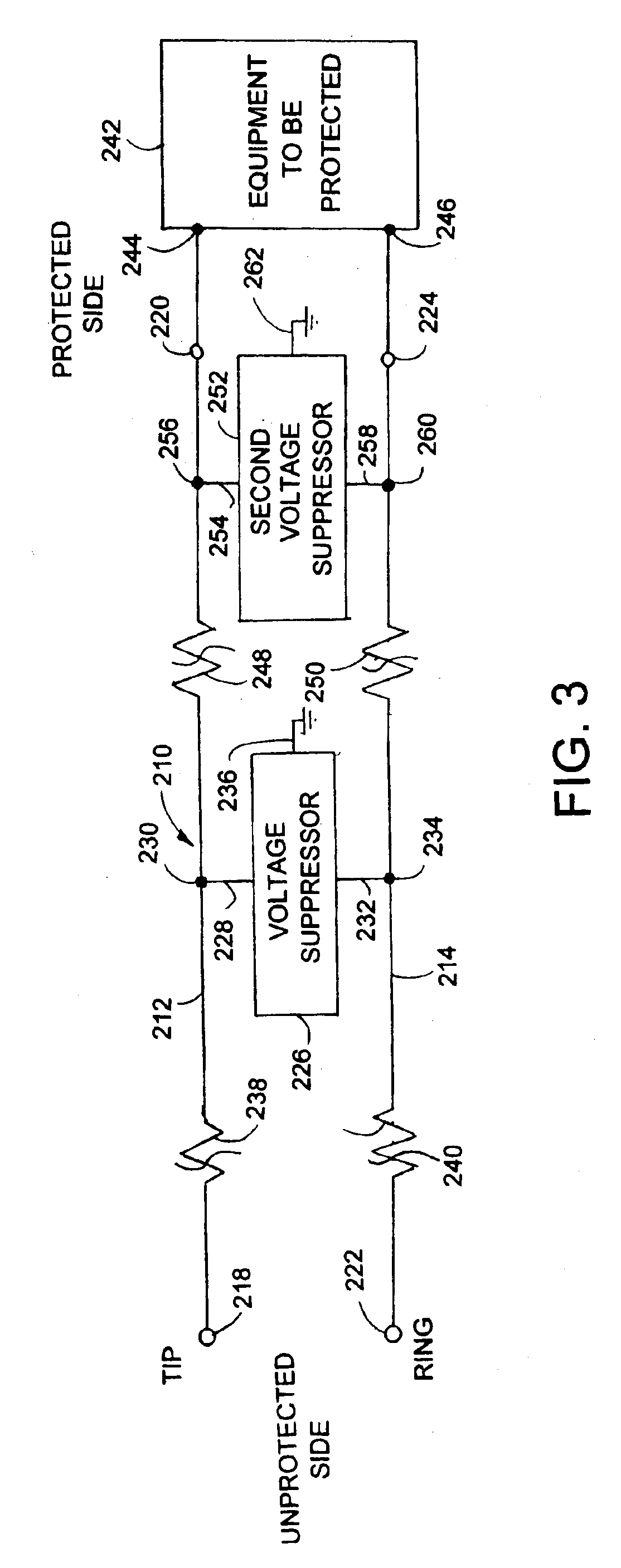 Dual stage current limiting surge protector system