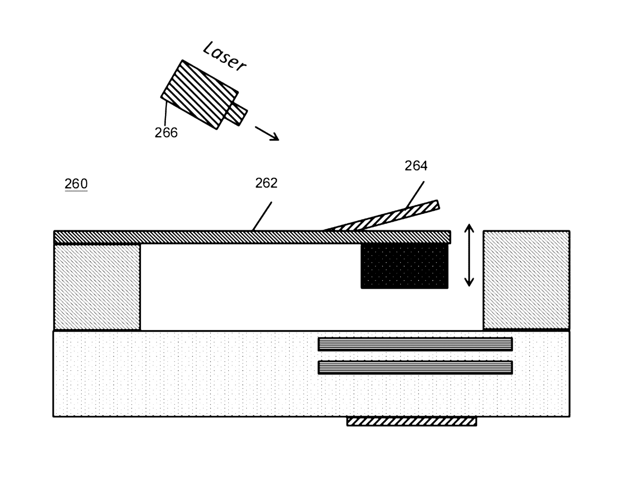 Frequency addressable microactuators