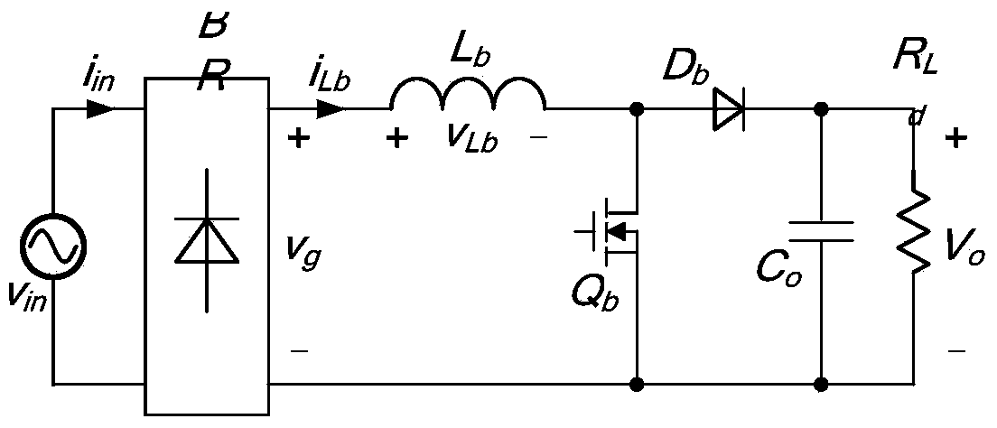 DCM Boost PFC convertor with long service life and PF as 1