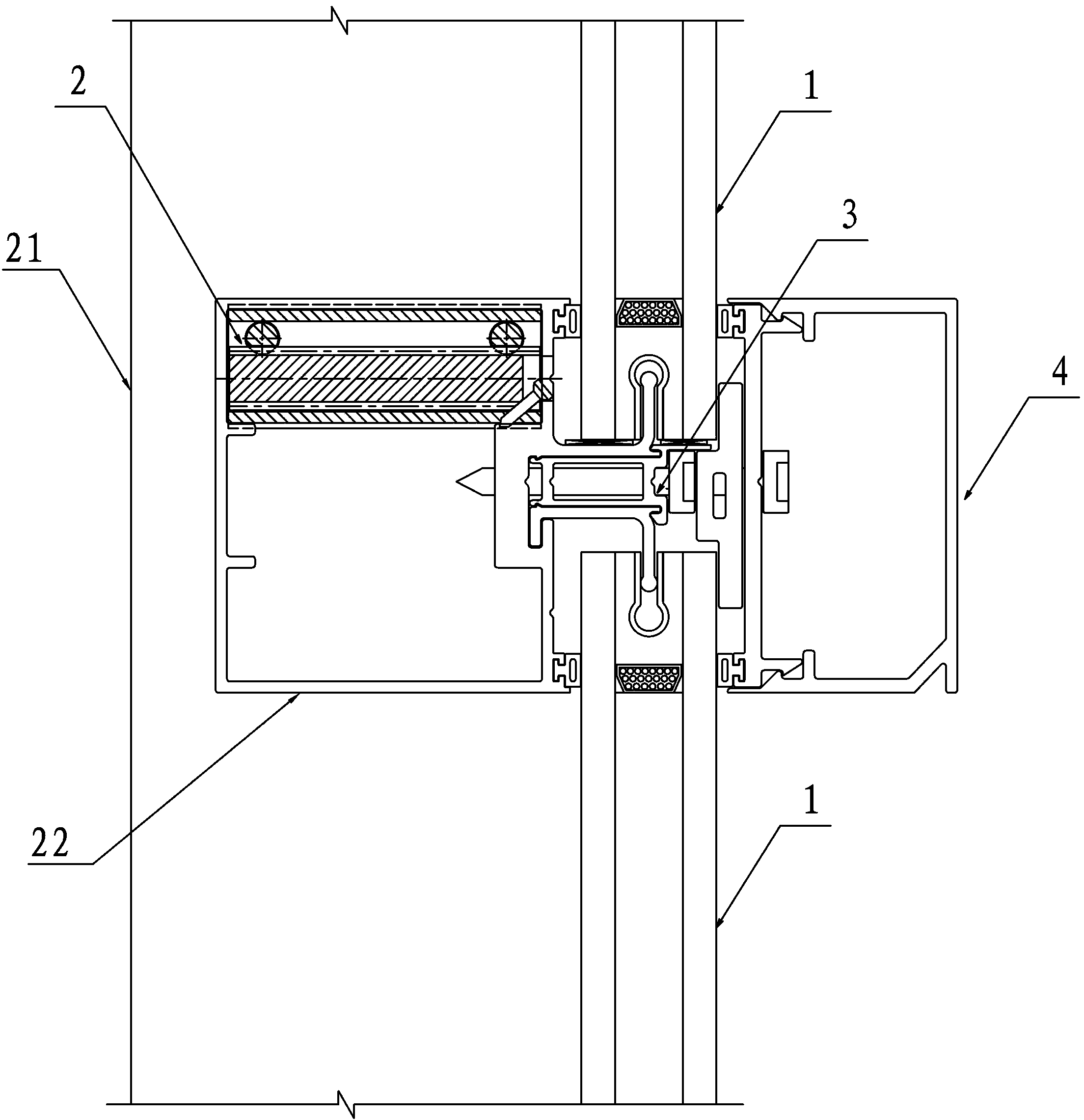 a curtain wall