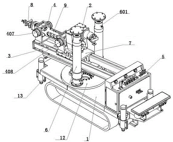 Drilling equipment for coal seam large-diameter boring construction