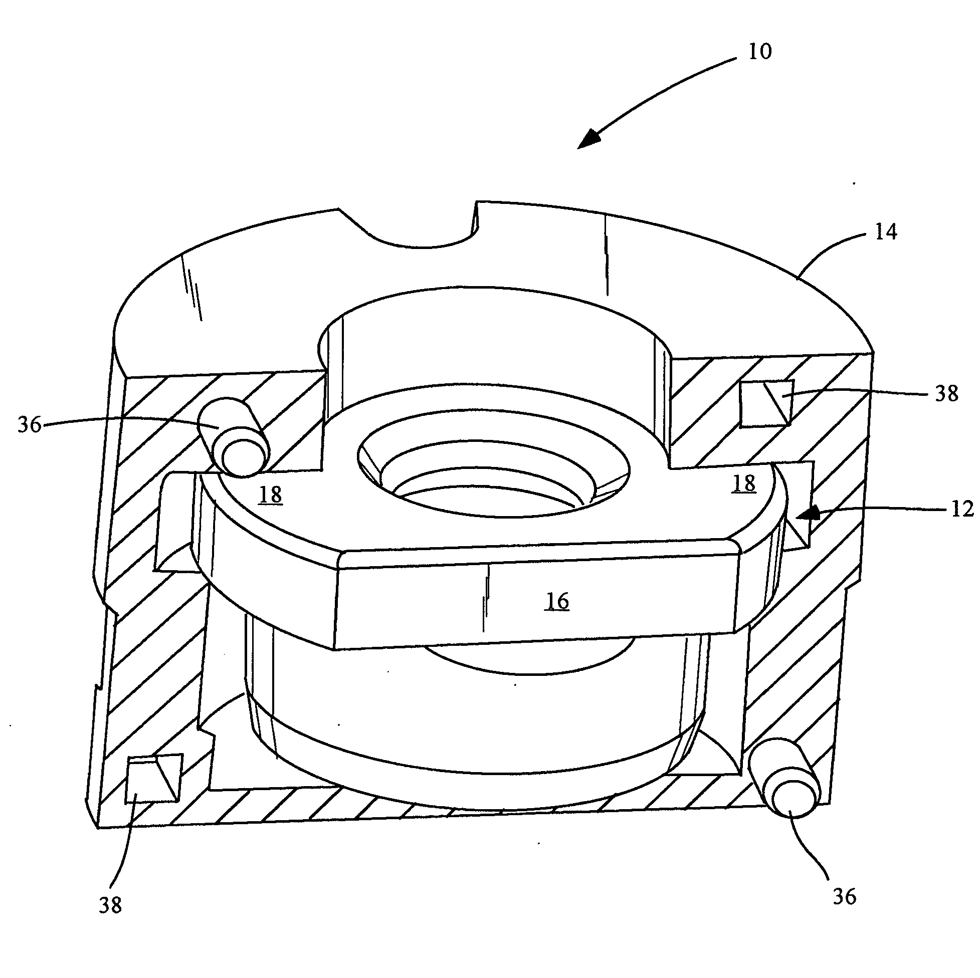 Threaded insert for receiving a threaded fastener in a composite panel