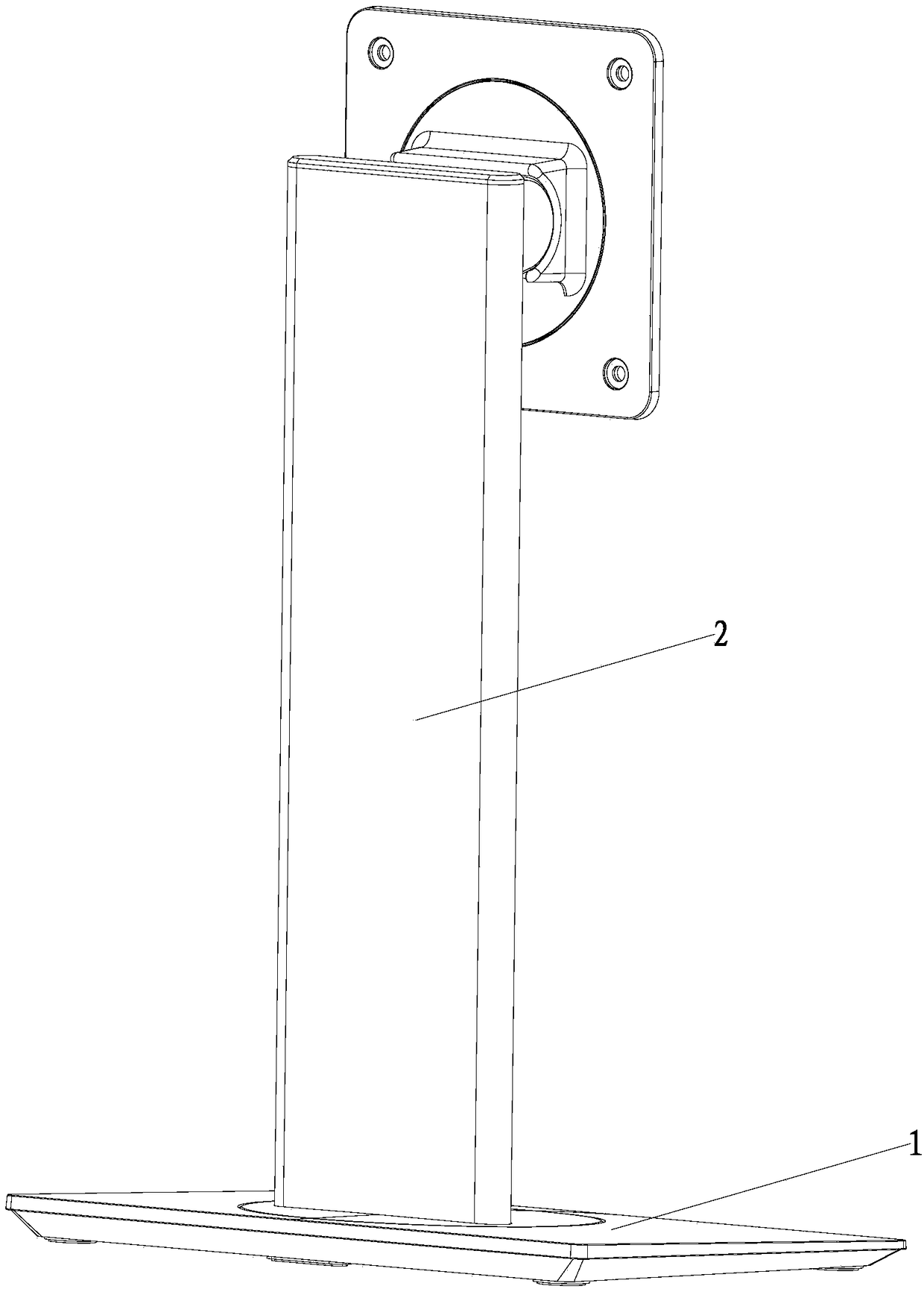 Ultrathin display support