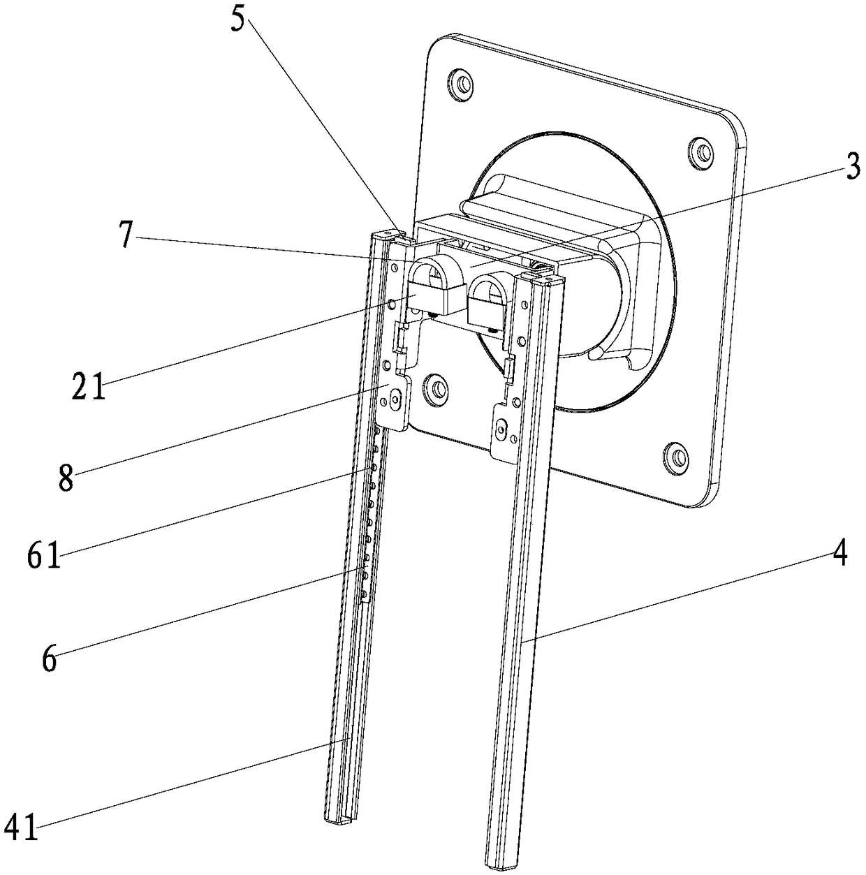 Ultrathin display support