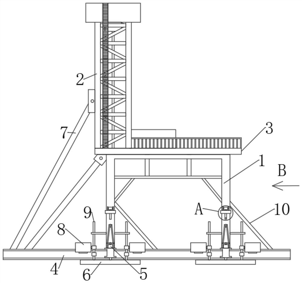 Mountain movable type detachable drilling platform