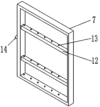 Horizontal type water spraying device with cooling effect for purifying lampblack