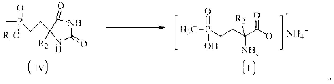 Preparation method of glufosinate-ammonium and derivatives thereof