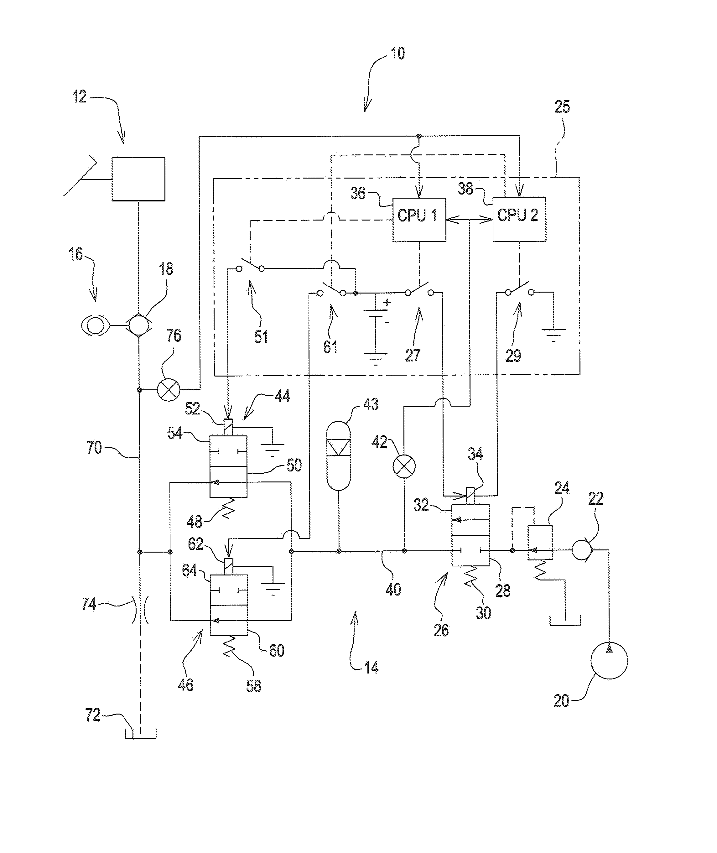 Brake Control System For Dual Mode Vehicle