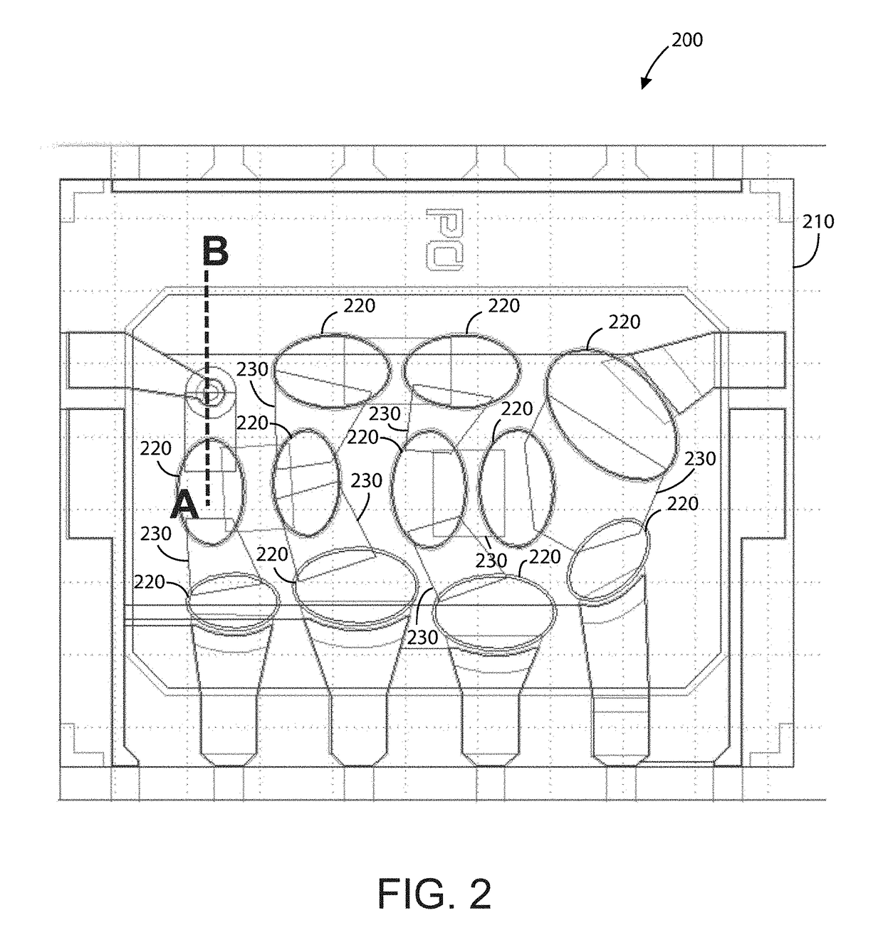 Elliptical structure for bulk acoustic wave resonator