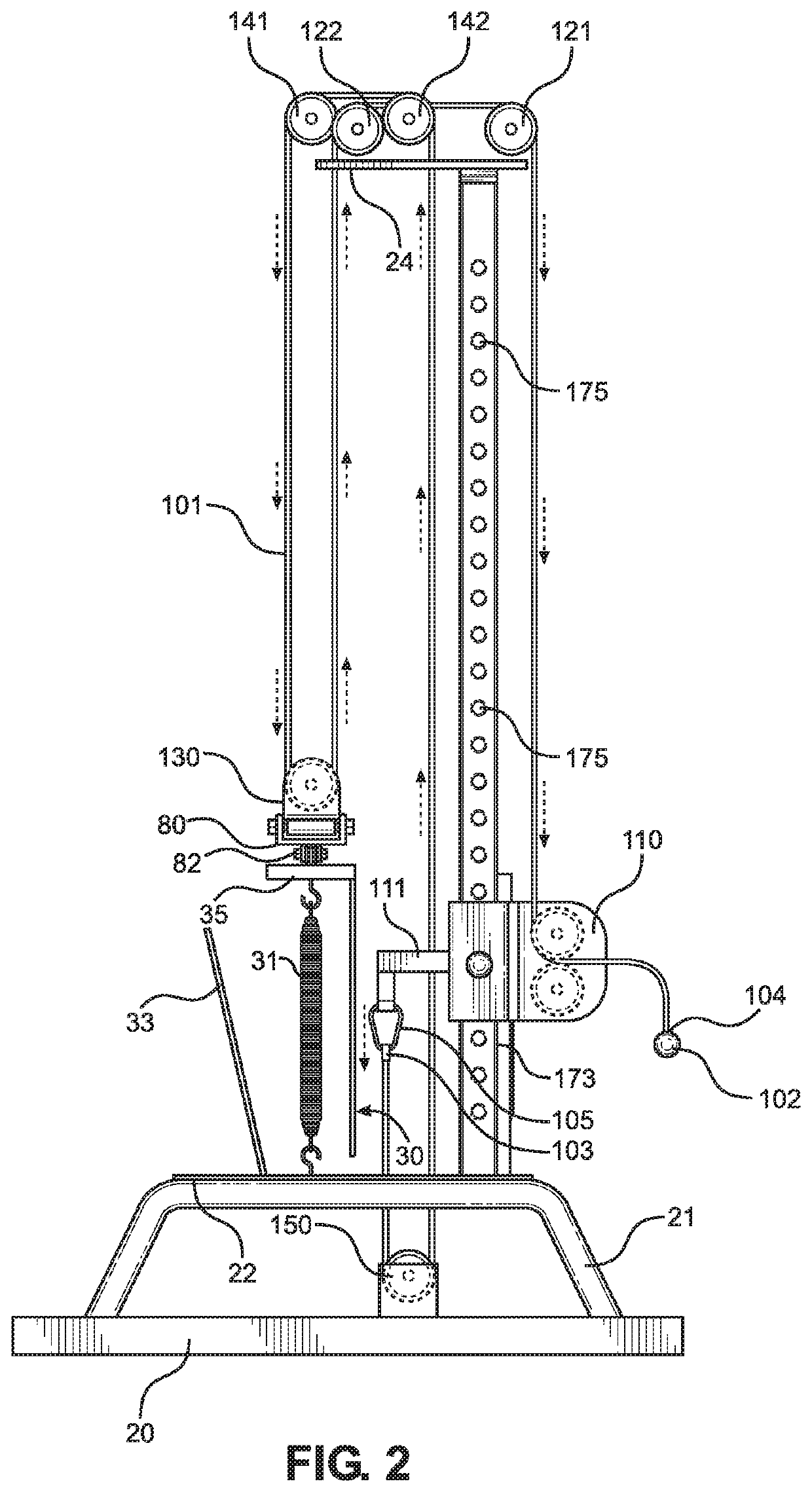 Dual Balance Spring Tower Apparatus and Method of Using Same