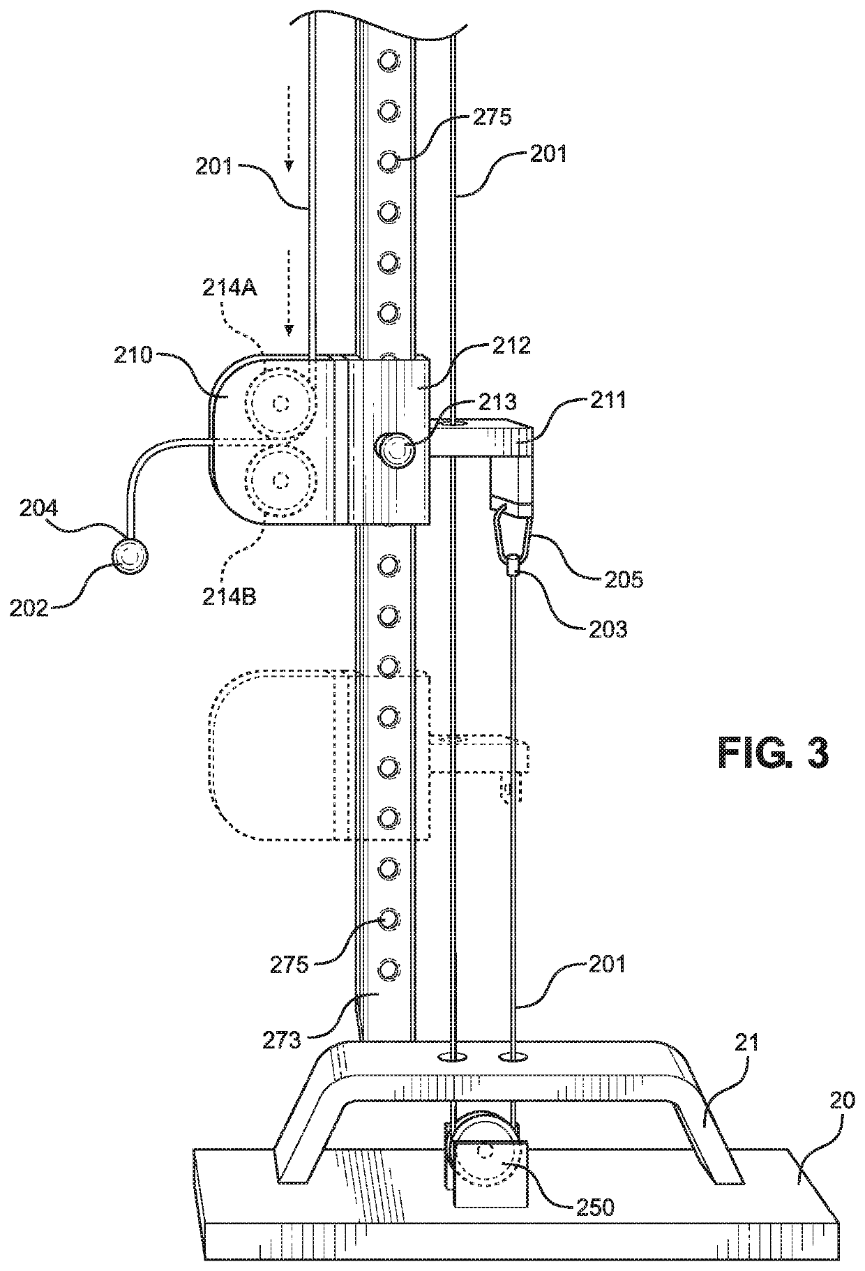 Dual Balance Spring Tower Apparatus and Method of Using Same