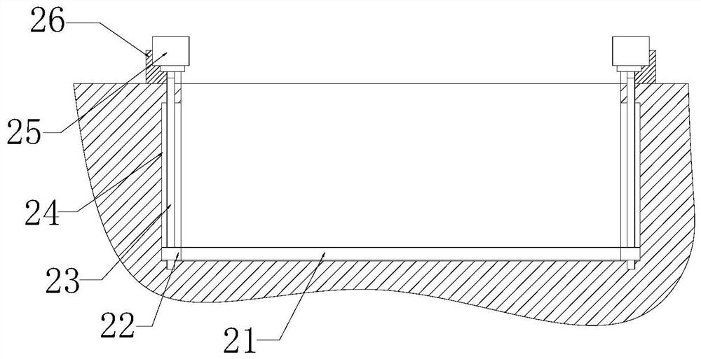 A settling tank for coal processing head