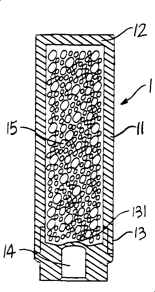 Ink store device for marking instrument and marking instrument