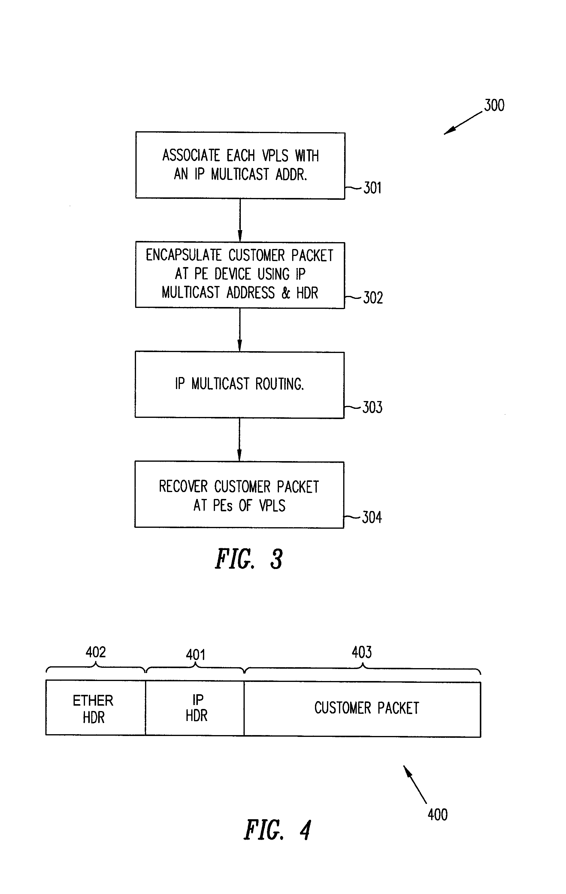 Method for providing scalable multicast service in a virtual private LAN service