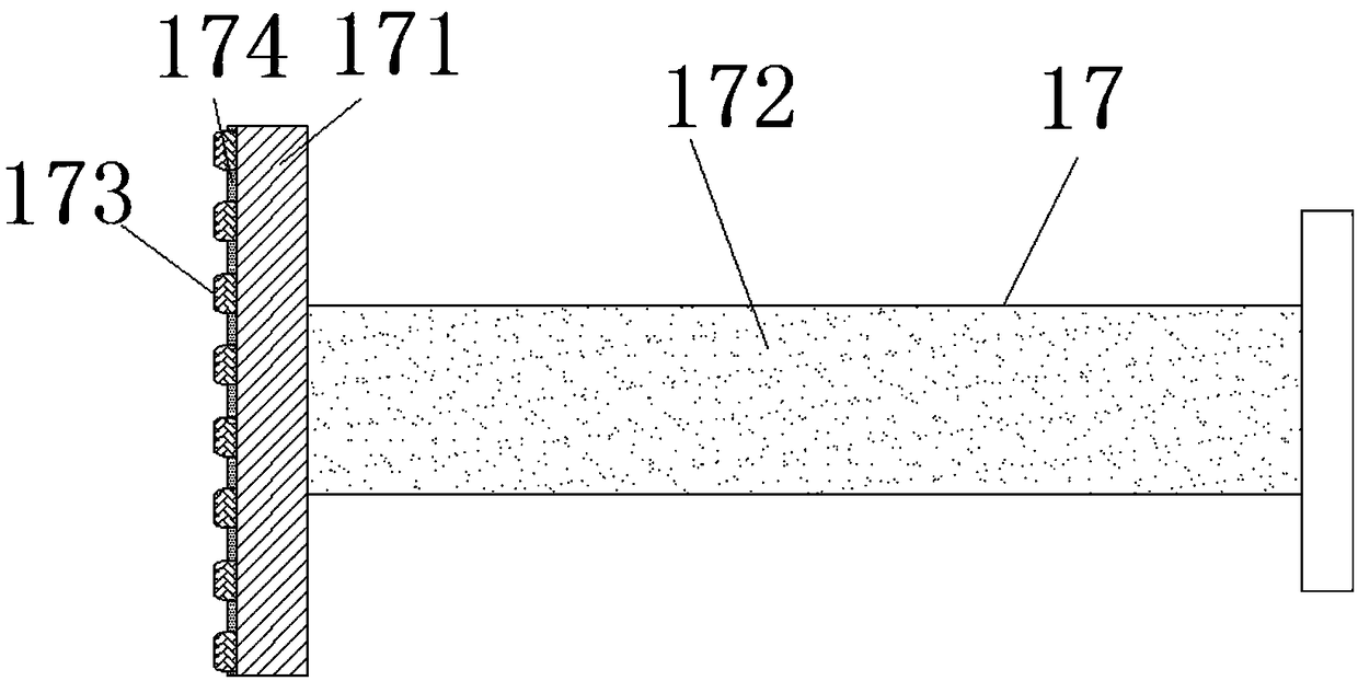 Round hollow pipe outer side wall paint spraying device