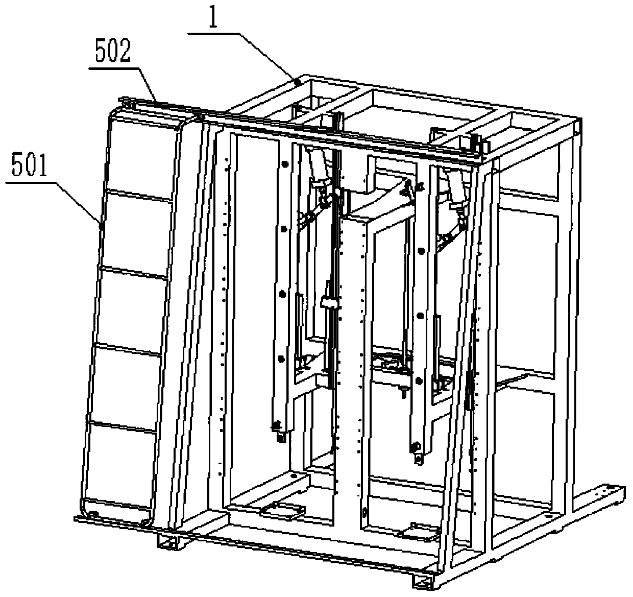 Twisting-free wire conveying system used for hexagonal net knitting