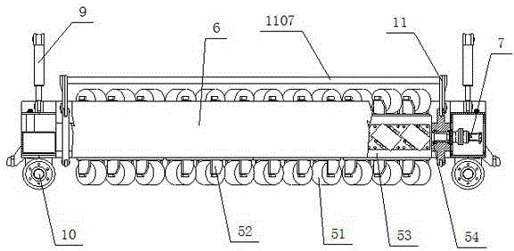 High-speed grinding train for rails