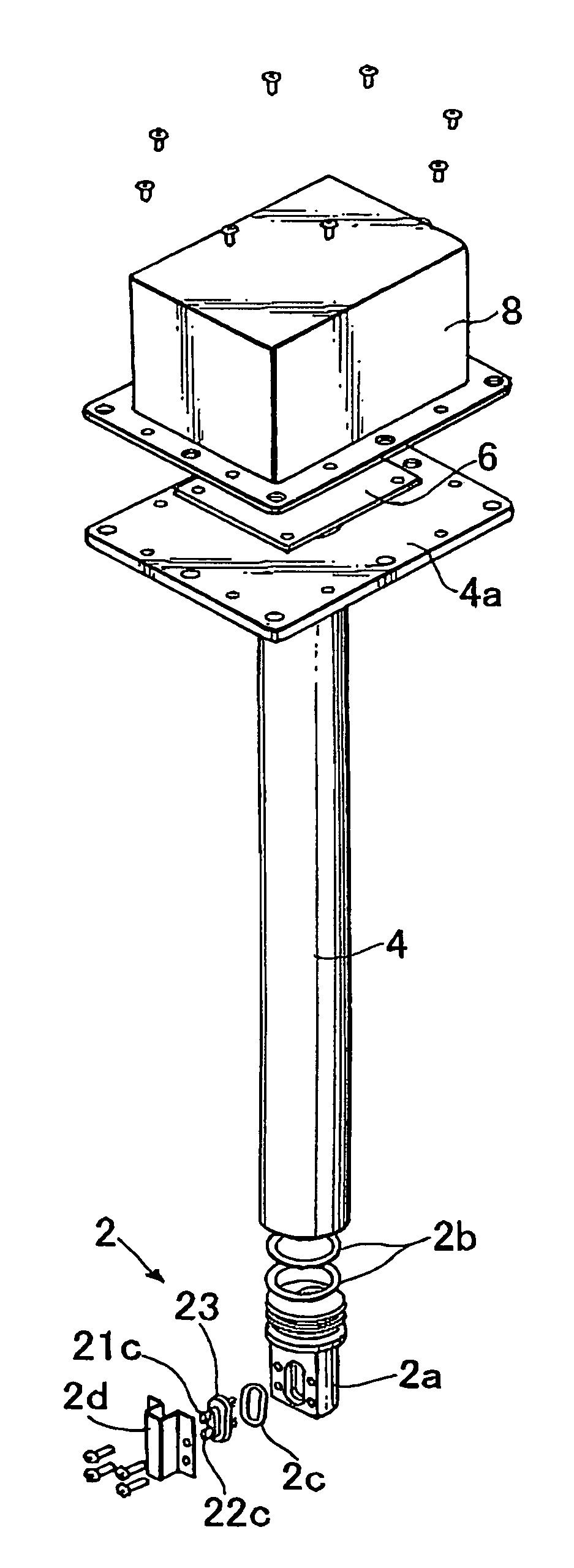 Urea concentration identification device for urea solution