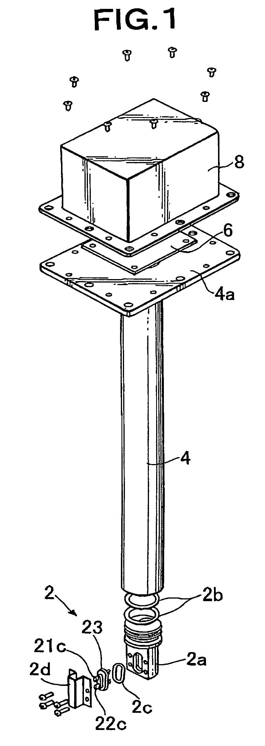 Urea concentration identification device for urea solution