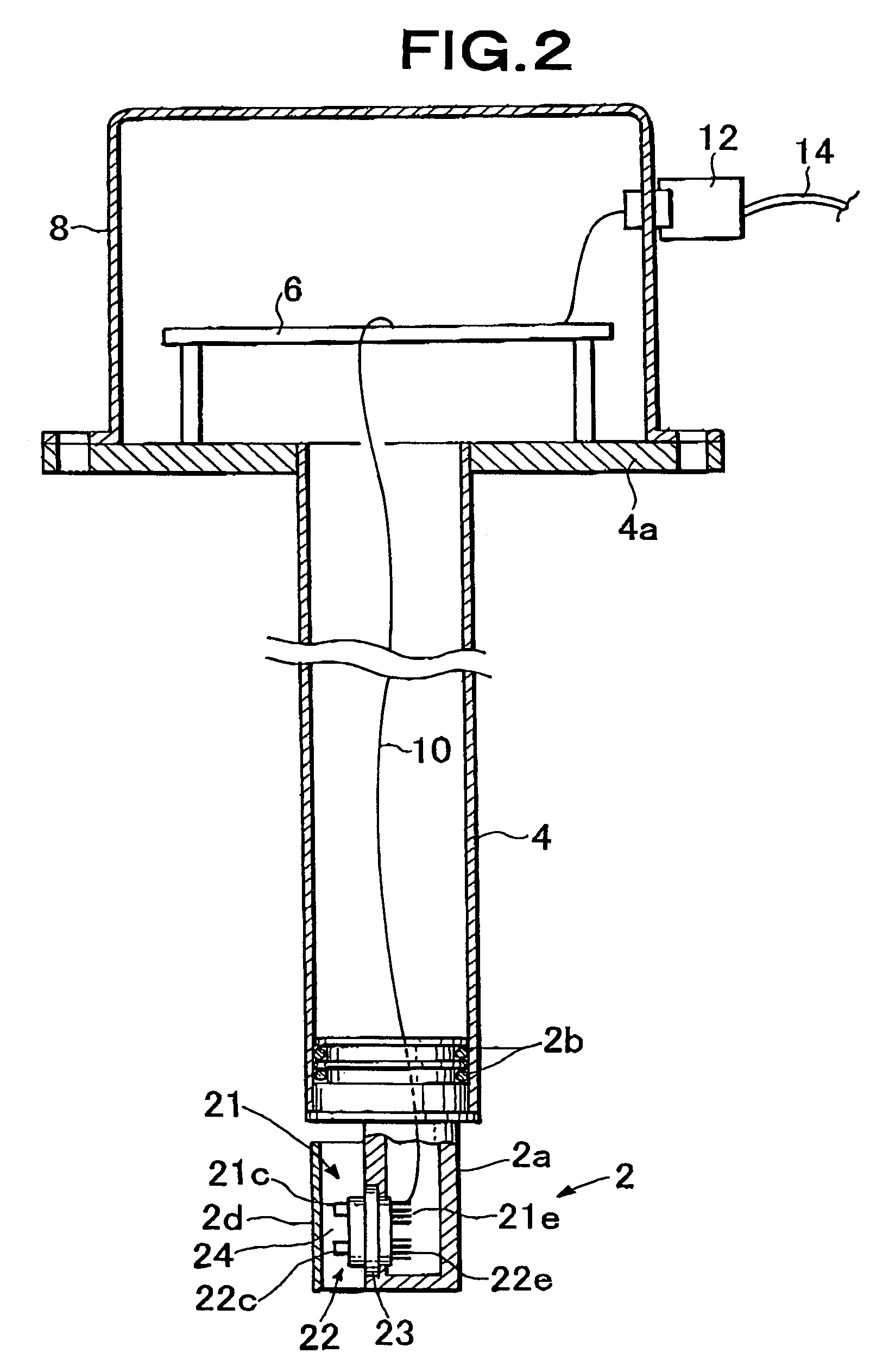 Urea concentration identification device for urea solution