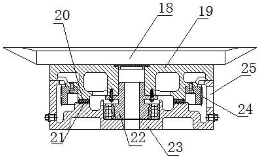 An automatic fixture that can be lifted and rotated for precision parts processing