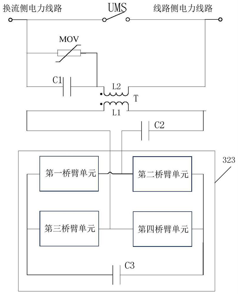 Same-frequency coupling injection type direct current circuit breaker and control method thereof