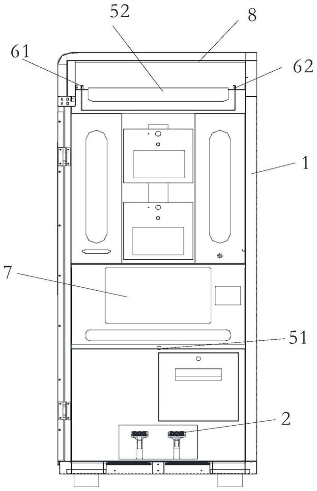 Driver self-service physical examination machine