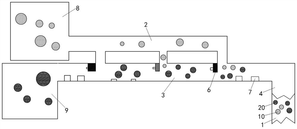 A kind of tomato coarse washing, sorting method and device