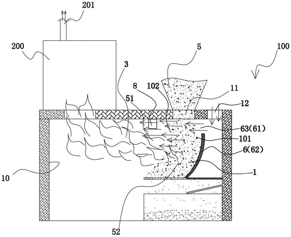 Solid fuel combustion method and combustion device