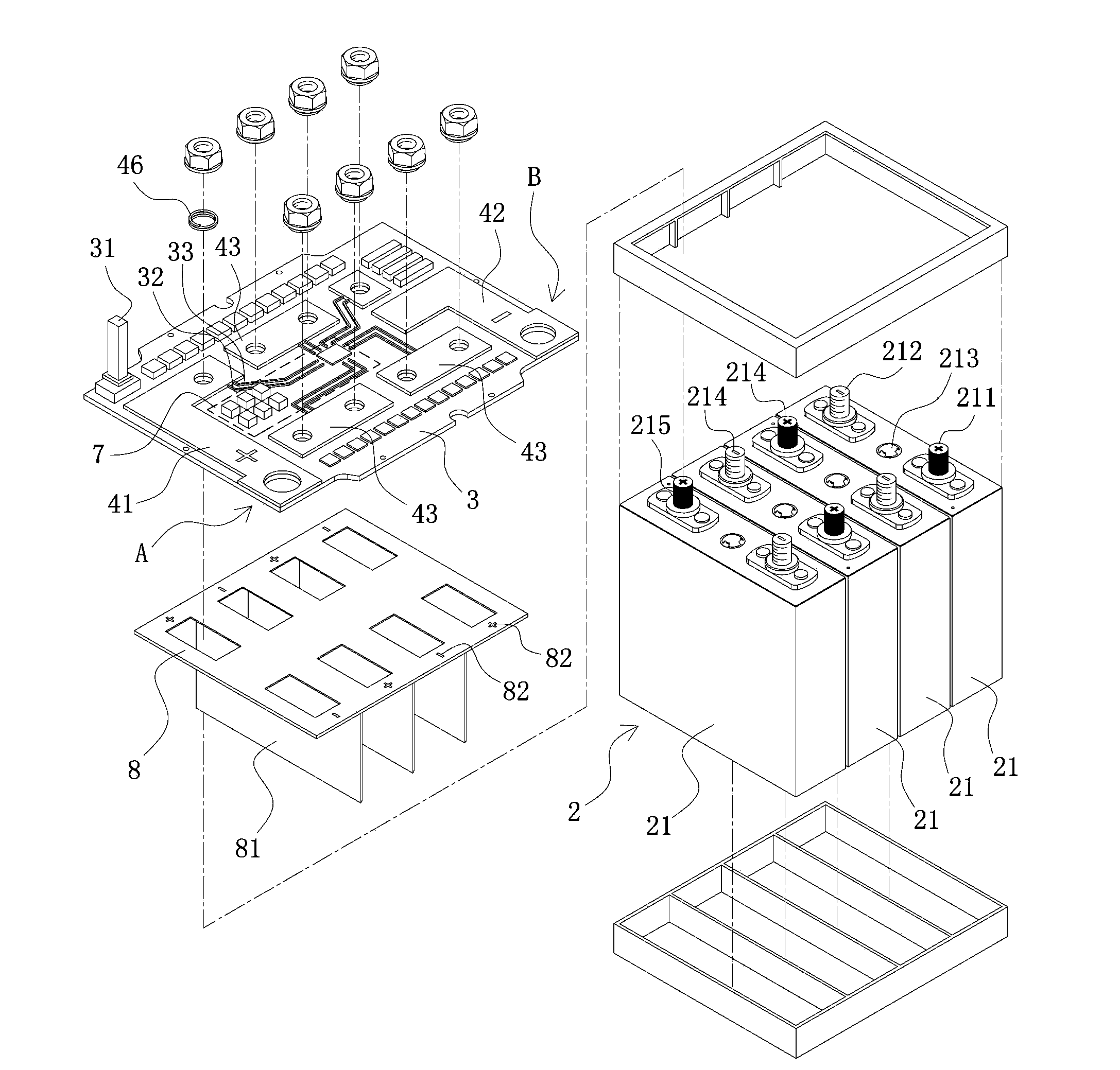 Modularization battery