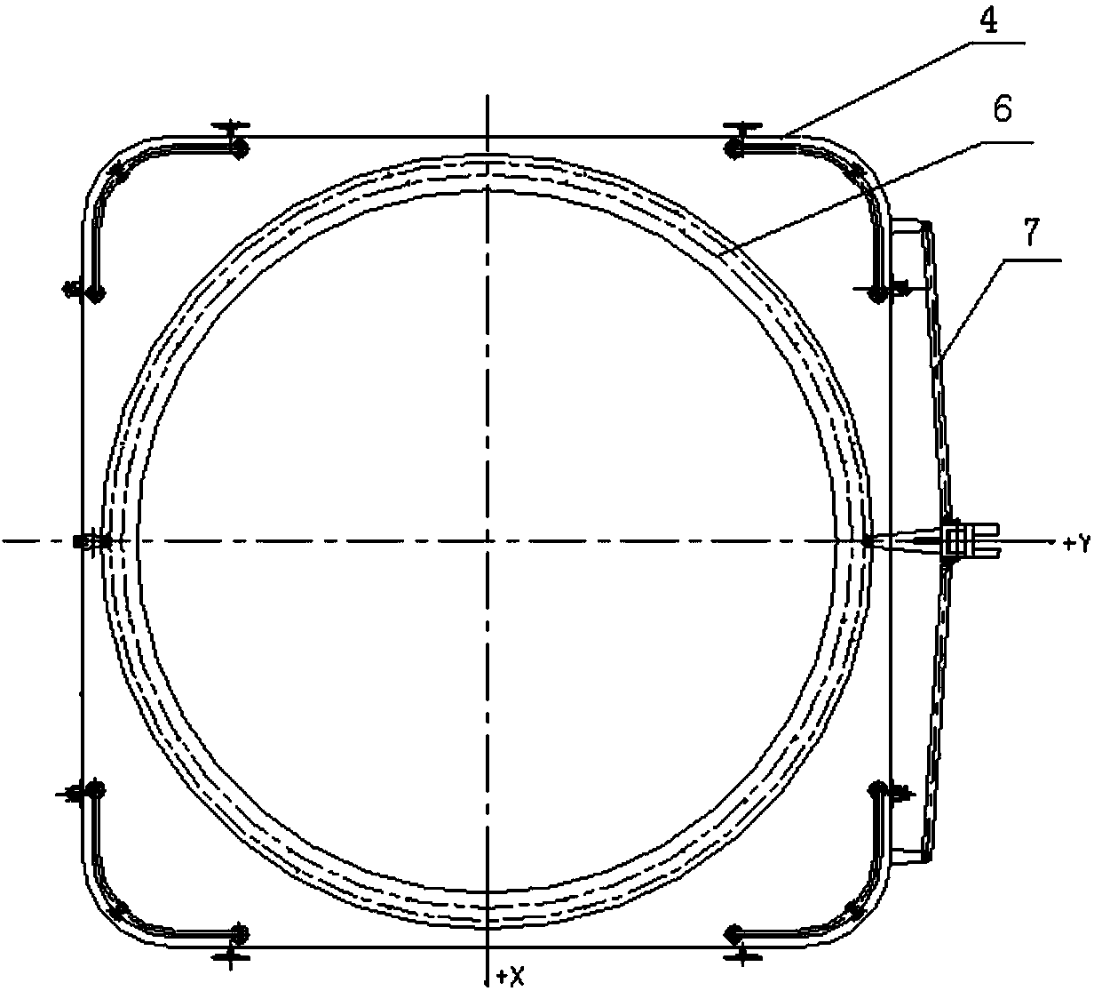 Push-pull and air cushion dual-purpose transport vehicle