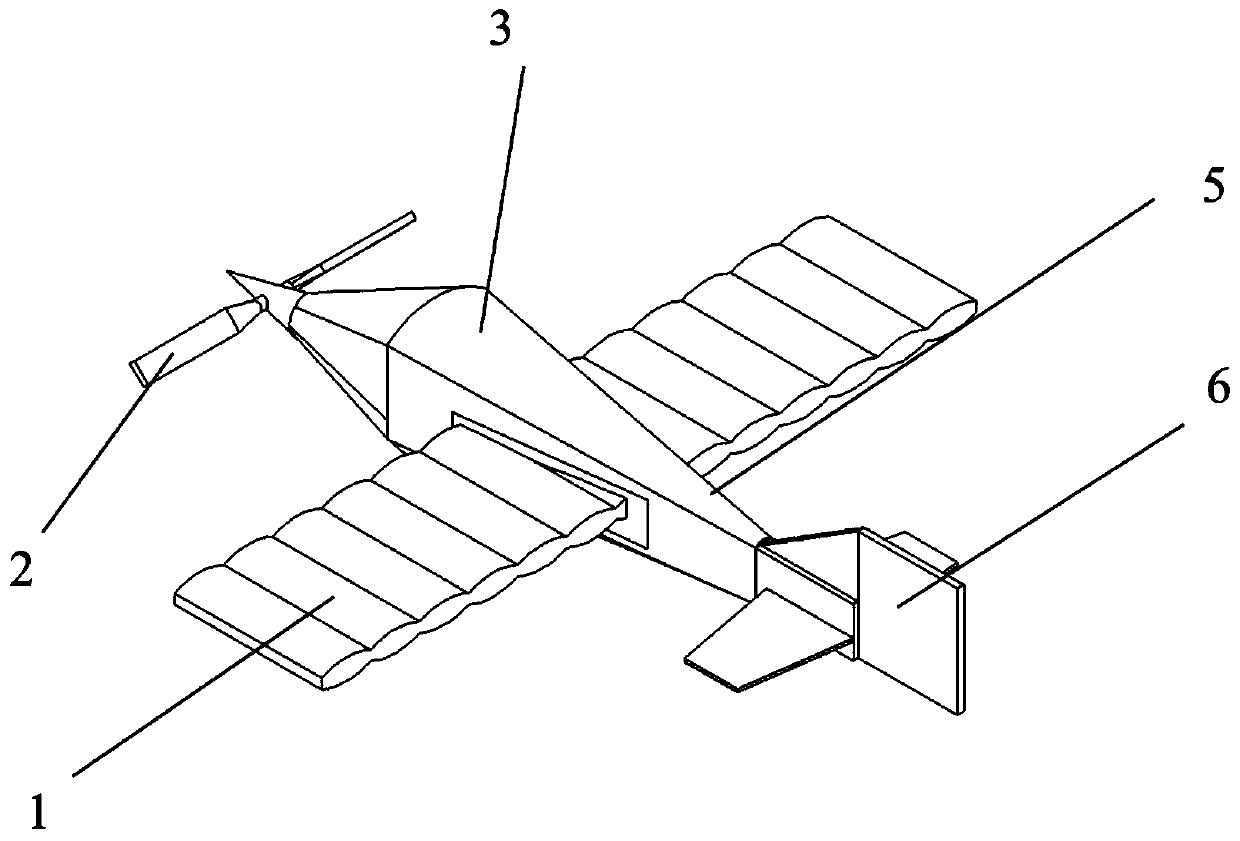 Intelligent flexible inflatable wing unmanned aerial vehicle structure