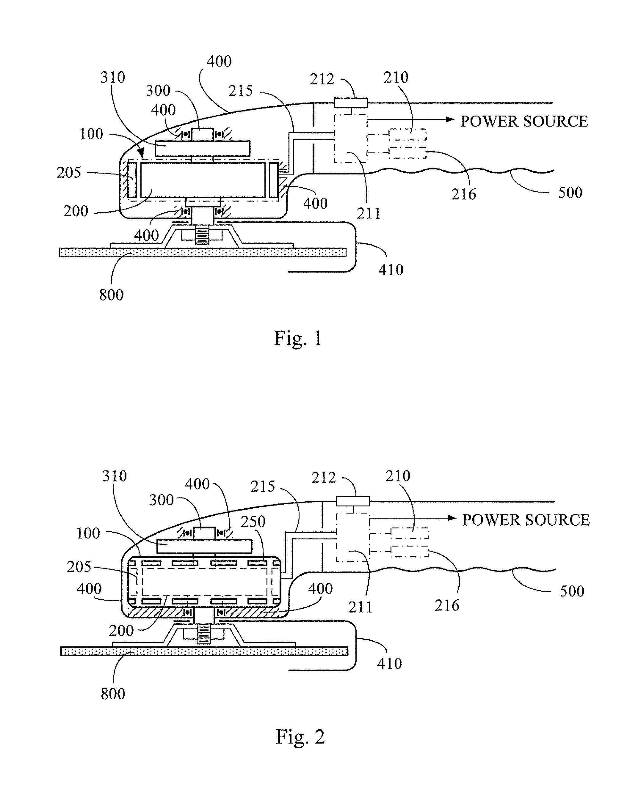 Internal rotation type direct motor-drive portable angle grinder