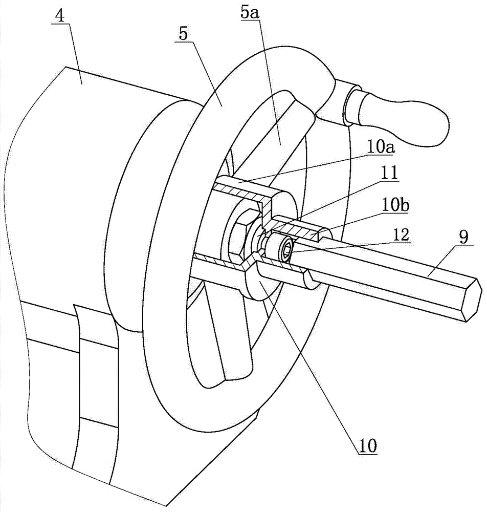 A kind of lathe tailstock power feeding device