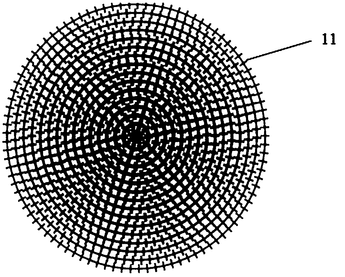 Vortex electromagnetic wave converging device, wireless communication system