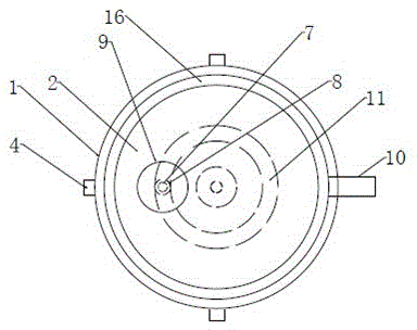 A graphene grinding and stripping device, graphene production system and production method