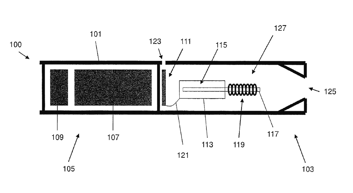 Aerosol-generating system with self-activated electric heater