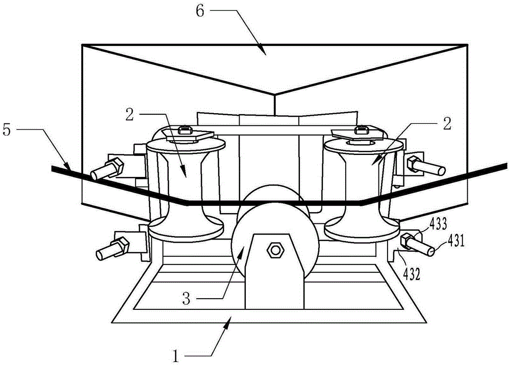 Corner line laying pulley