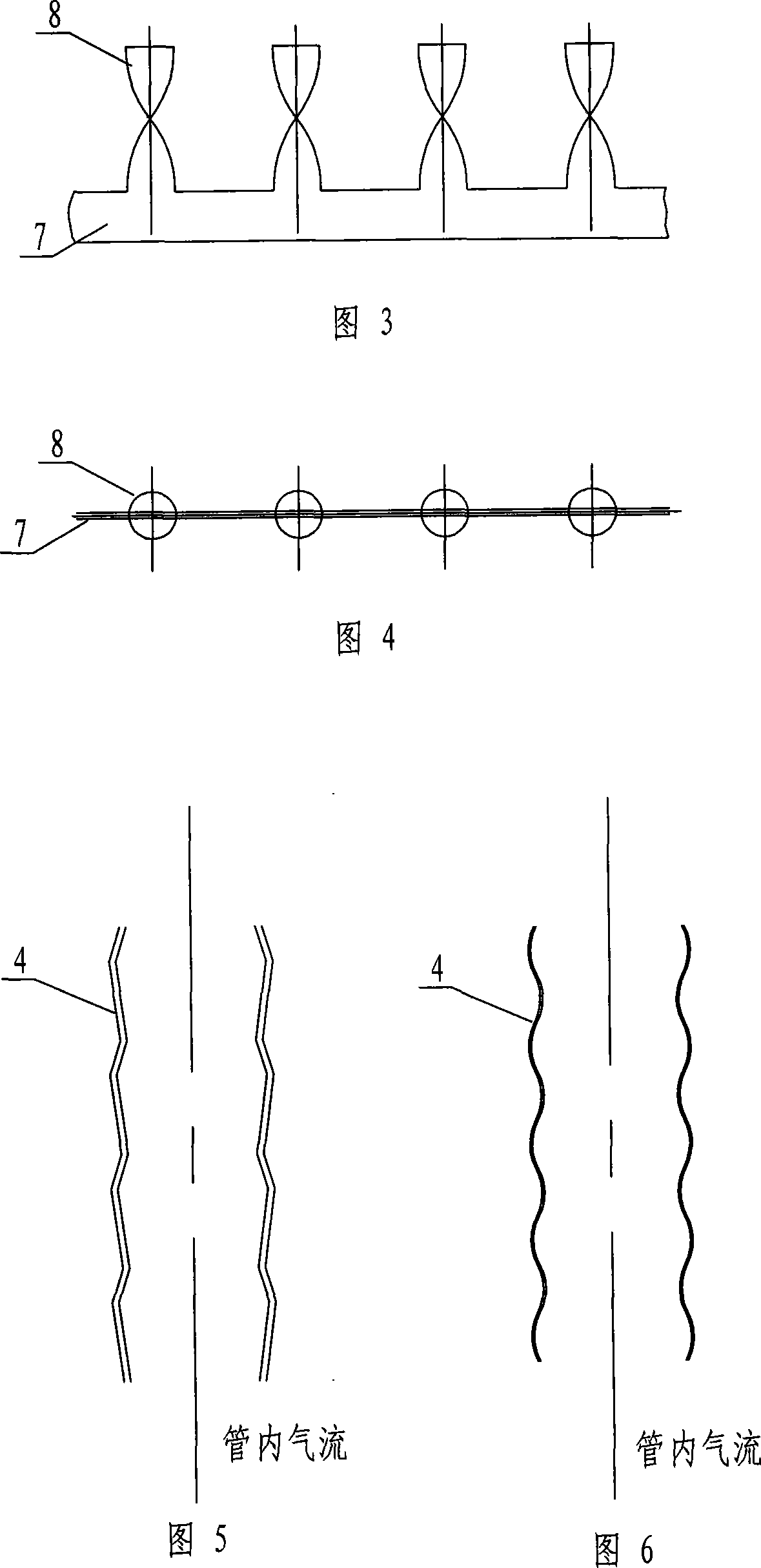 Rectangular tube bundle heat exchanger adopting swirl plate support and its intensified heat-conduction method