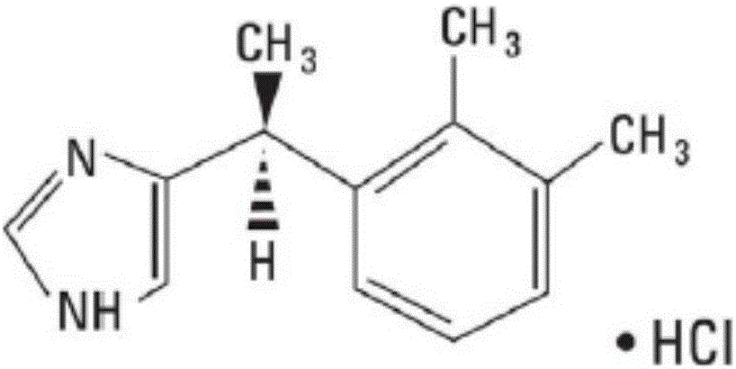 Premixed preparation for dexmedetomidine