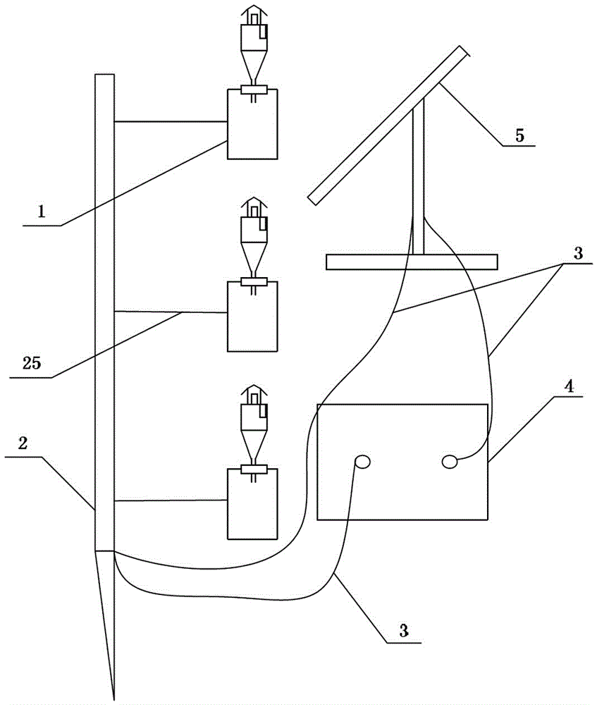 An automatic continuous weighing sand collector