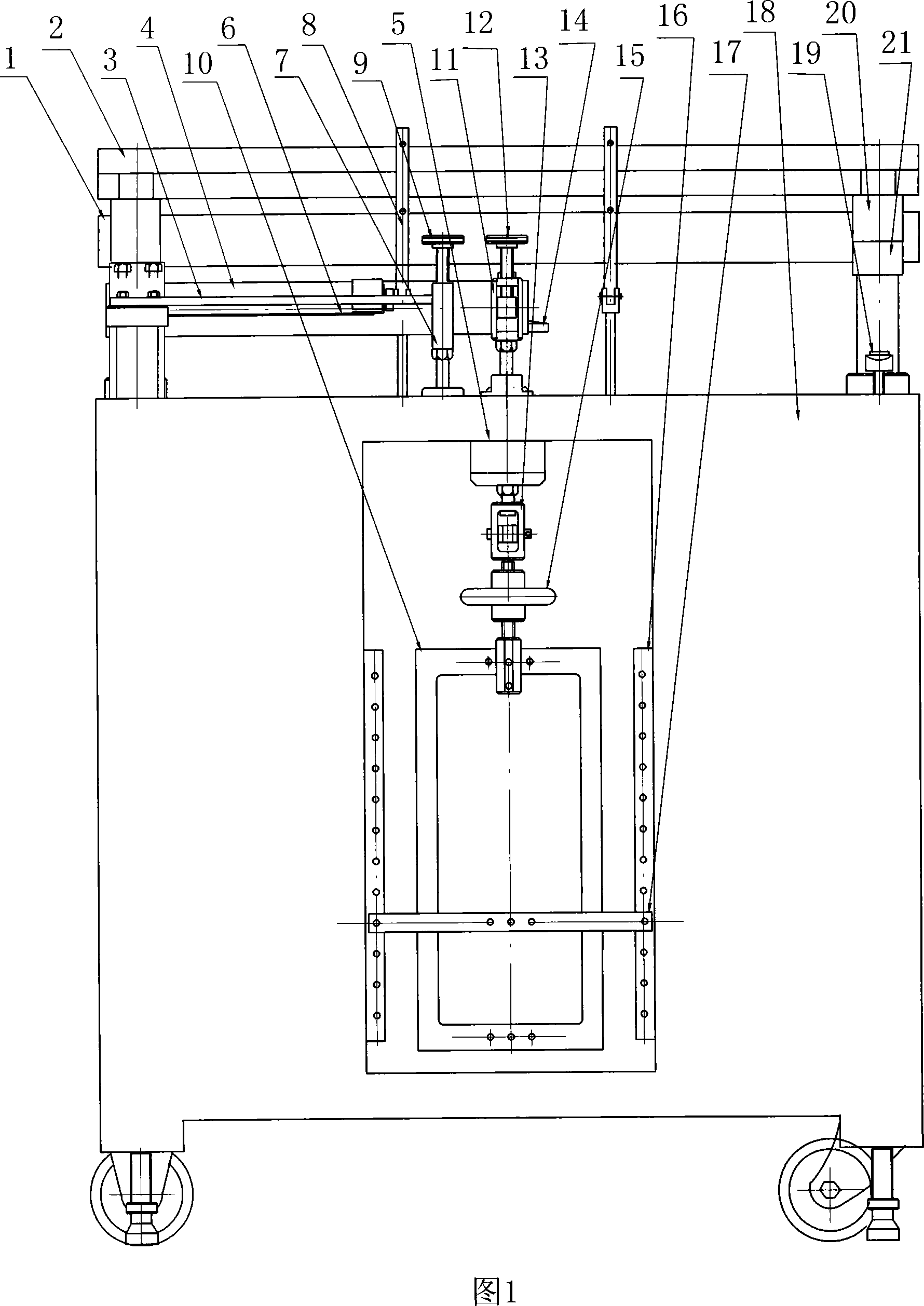 Dynamic and static mechanics integrated test platform