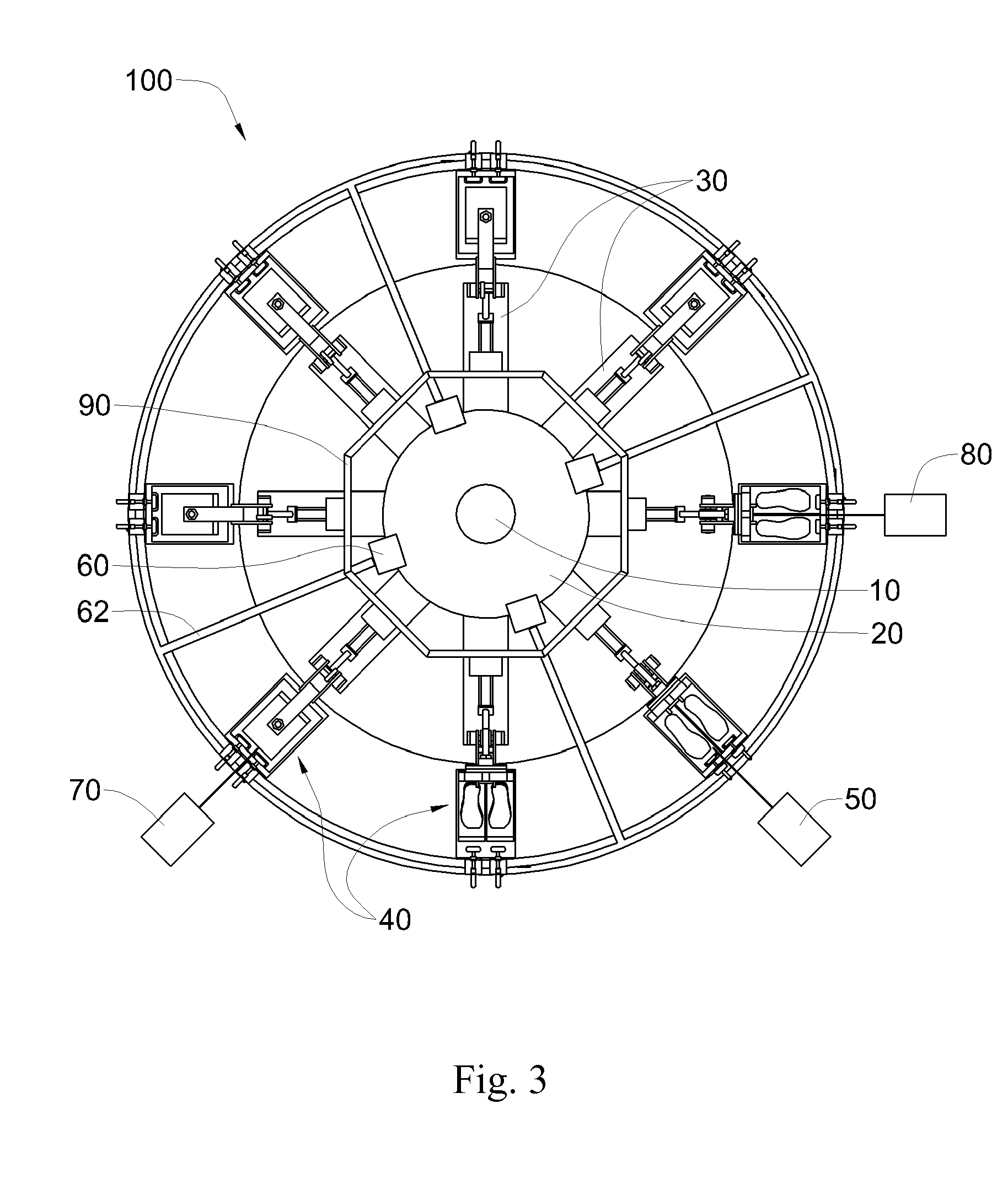 Polyurethane-coated spandex fabric-fused midsole and apparatus and method for manufacturing the same