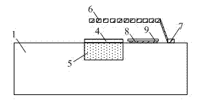 Cantilever beam frequency detector and detection method based on micromechanical gallium arsenide