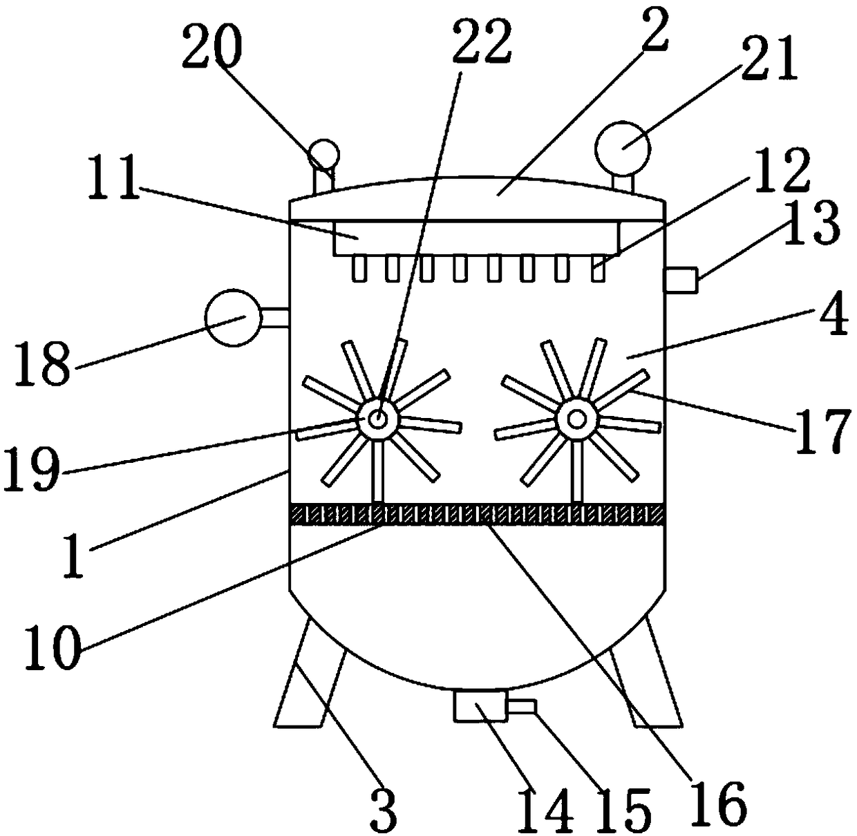 Photocatalytic reaction tank