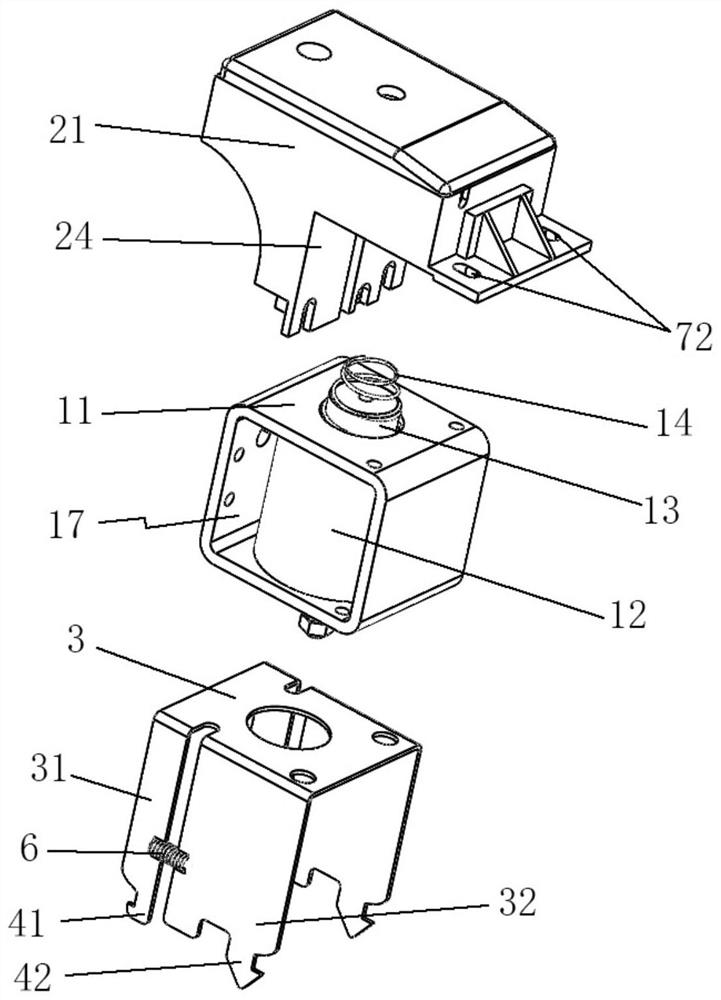 Under-voltage tripping device for circuit breaker