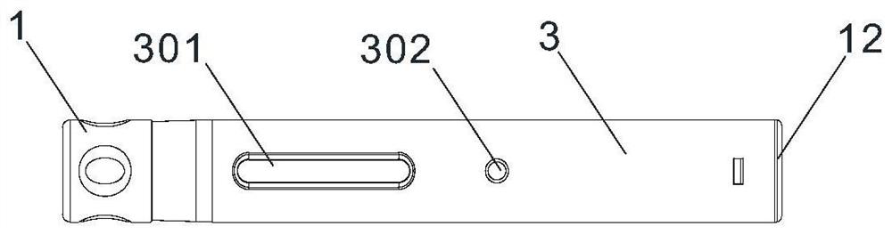 Axial driving mechanism, automatic injection device and use method of automatic injection device