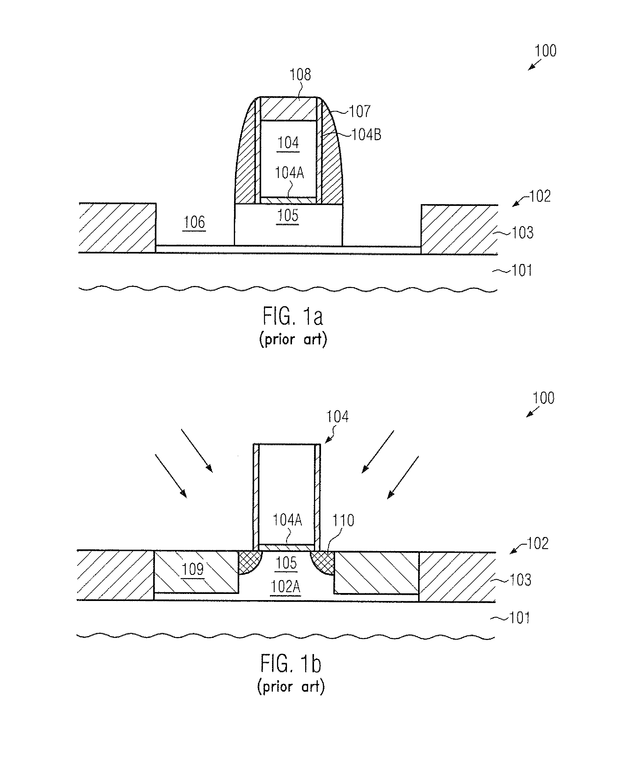 In situ formed drain and source regions including a strain-inducing alloy and a graded dopant profile