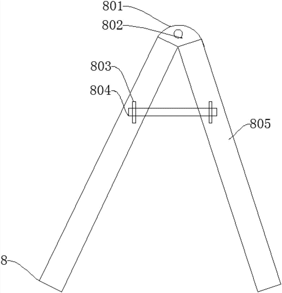 Device and method for measuring cloth length in clothing tailoring